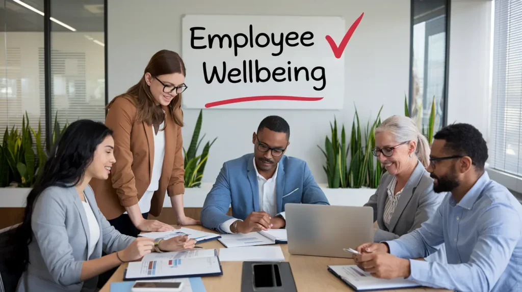 HR is planning interventions to enhance employee well-being (ευζωία εργαζομένων)